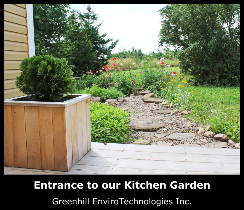 Entrance to the Kitchen Garden. Greenhill EnviroTechnologies Inc.